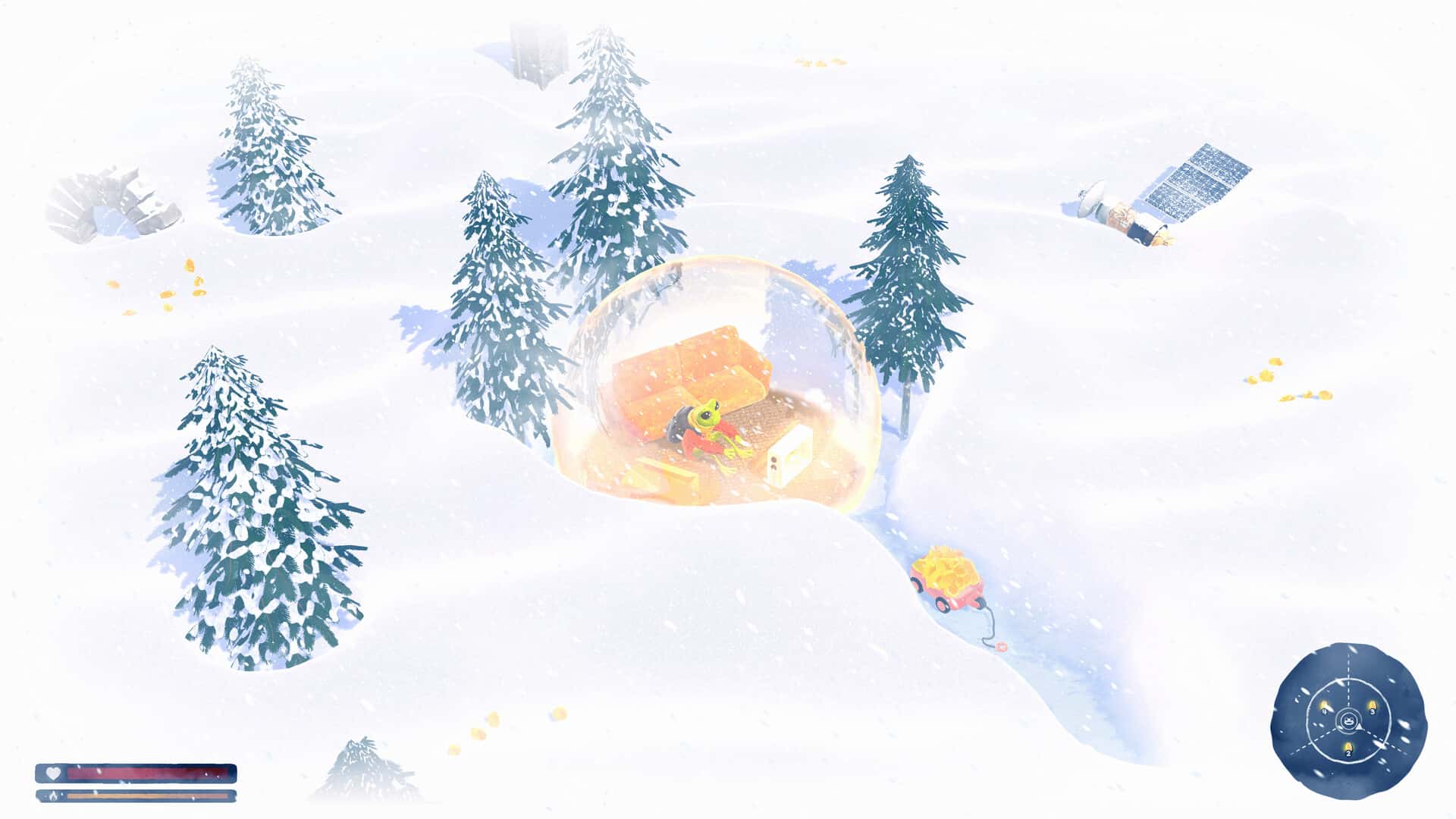 蛙穿雪境 Froggy Hates Snow 中文版插画